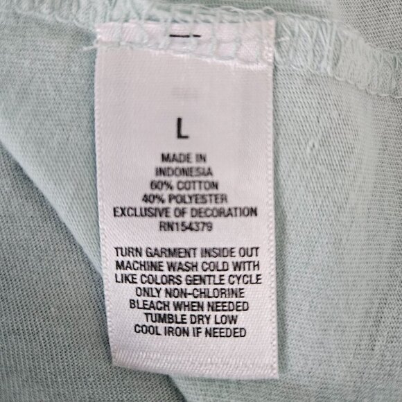 Aeropostale Classic Short Sleeve Blue Large Graphic Shirt - Picture 6 of 9